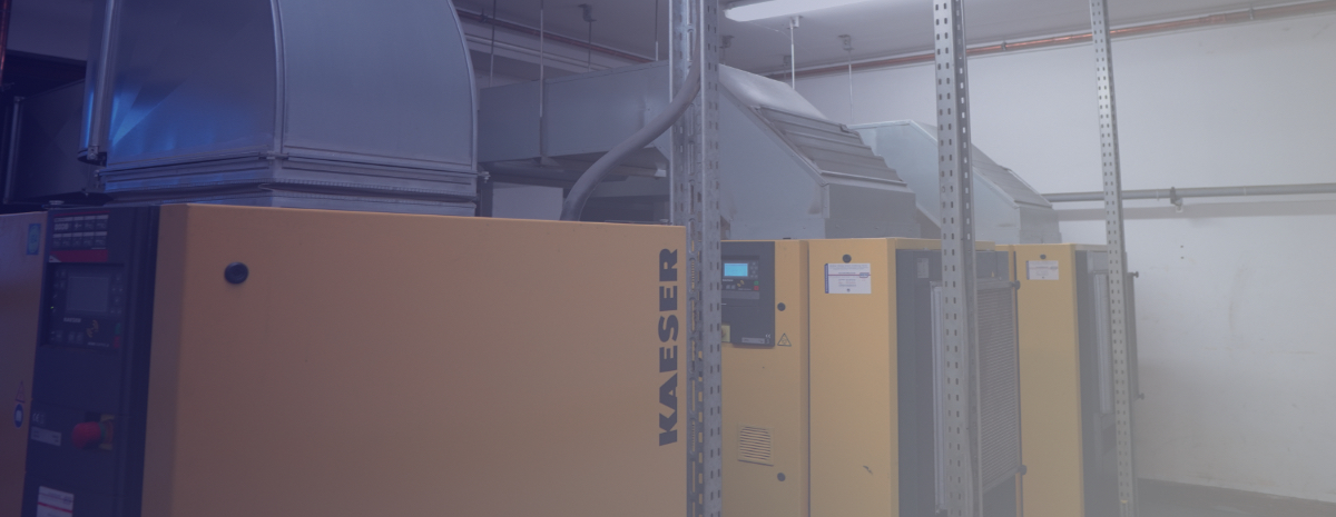 Kaeser Kompressorraum — Drucklufttechnik Berlin von WEPA